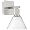 Access Lighting Port Nine Martini, Martini LED Wall Sconce, Brushed Steel Finish, Clear Glass 63143LEDD-BS/CLR - alternate 3